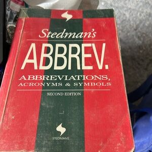 Stedmans Abbreviations, acronyms and symbols